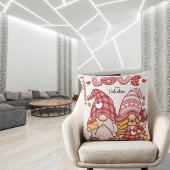 バパーソナライズされたレンタインラブ格言装飾用クッション クッション