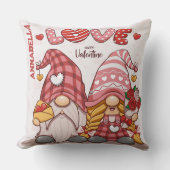 バパーソナライズされたレンタインラブ格言装飾用クッション クッション (正面)