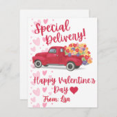 バパーソナライズされたンタインのカード シーズンカード (正面/裏面)