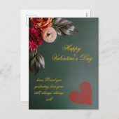 バパーソナライズされたンタインのポストカード シーズンポストカード (正面/裏面)