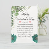 バパーソナライズされたンタインのラブカード シーズンカード (スタンド正面)