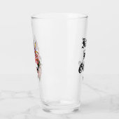 バパーソナライズされたンタイン記念日タトゥー タンブラーグラス (左)
