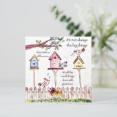 バパーソナライズされた感動的ードハウスカード (スタンド正面)