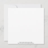 バパーソナライズされた感動的ードハウスカード (裏面)