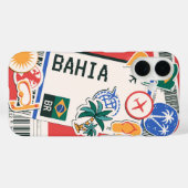 バヒアボーディングパス – ブラジル夏ビーチVibes Case-Mate iPhoneケース (裏面 (横))