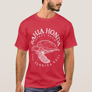 バヒア・ホンダ・ステートパーク フロリダキーズ ロッガーヘッドurtle tシャツ