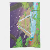 バビぶら下がったロンの庭園 キッチンタオル (縦)