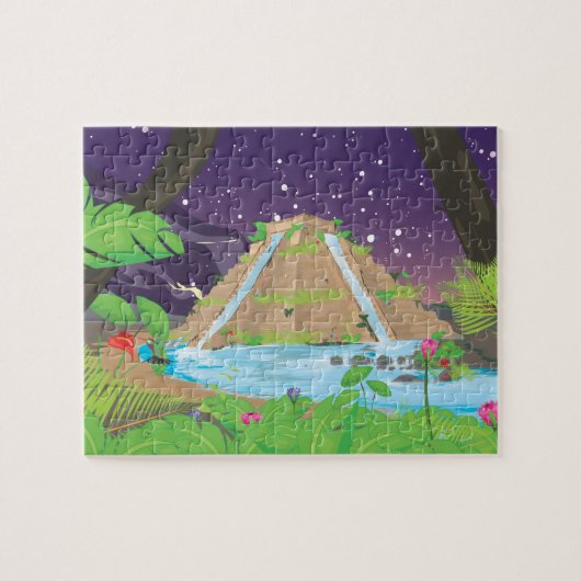 バビぶら下がったロンの庭園 ジグソーパズル (横)
