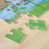 バビぶら下がったロンの庭園 ジグソーパズル (側面)