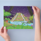 バビぶら下がったロンの庭園 チラシ (手)