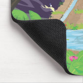 バビぶら下がったロンの庭園 マウスパッド (コーナー)