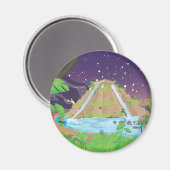 バビぶら下がったロンの庭園 マグネット (正面/裏面)