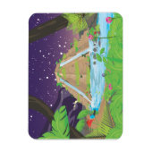 バビぶら下がったロンの庭園 マグネット (縦)