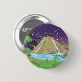 バビぶら下がったロンの庭園 缶バッジ (正面&裏面)