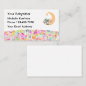 バビカラフルシッターテーマ 名刺 (正面/裏面)