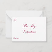 バビクトリアンレンタインデー、ヴィンテージ天使wレター ノートカード (裏面)