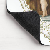 バビクトリアンレンタインデー、ヴィンテージ天使wレター マウスパッド (コーナー)