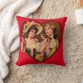 バビクトリアンレンティヌカップル枕 クッション (ブランケット)