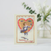 バビクトリアンンタインハートとライラックの少年 シーズンポストカード (スタンド正面)