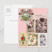 バビクトリアンンタイン葉書 シーズンポストカード (正面/裏面)