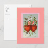 バビクトリアンンタイン葉書 シーズンポストカード (正面/裏面)