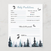 バビシャワーベビー予測素朴な冒険テーマ (正面)