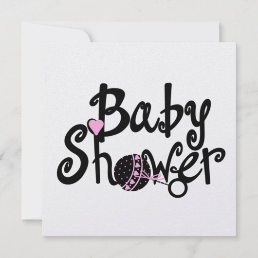 バビシャワー招待状 招待状 (正面)