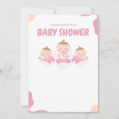 バビシャワー 招待状 (正面)