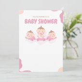 バビシャワー 招待状 (スタンド正面)