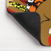 バビトゥルキーコロズダマスサークル マウスパッド (コーナー)