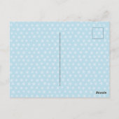 バビブルーの星 |おもしろいサンキューカード ポストカード (裏面)