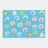 バビボーイ少年バビシャワーの贈り物 ラッピングペーパーシート (正面2)