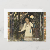 バビヤガの小屋で美しいヴァシリサ – I ポストカード (正面/裏面)