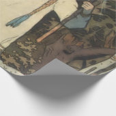 バビヤガの小屋で美しいヴァシリサ – I ラッピングペーパー (角)