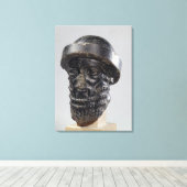 バビロの王ハムマラビの王の頭か キャンバスプリント (インサイチュ (ウッドフロア))