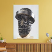 バビロの王ハムマラビの王の頭か キャンバスプリント (インサイチュ (リビング))