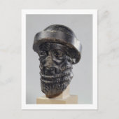 バビロの王ハムマラビの王の頭か ポストカード (正面)