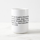 バビロンのマグの暴露都市 コーヒーマグカップ (中央)