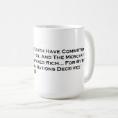 バビロンのマグの暴露都市 コーヒーマグカップ (正面右)