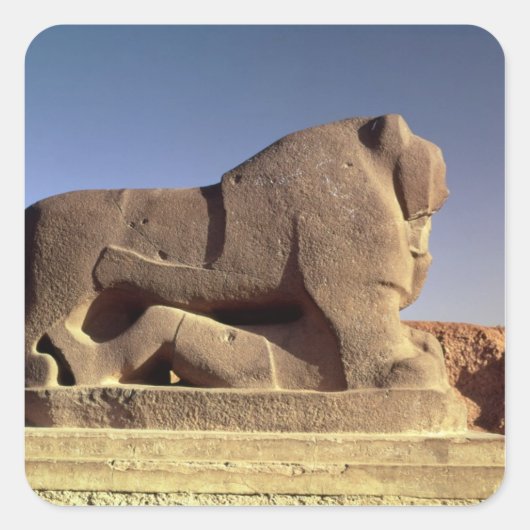 バビロンのライオン スクエアシール (正面)