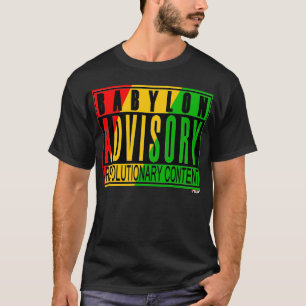 バビロンの状況報告: 革命的な内容 Tシャツ