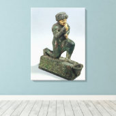 バビロンの王ハムマラ祈ビは聖餐式の前に行われる キャンバスプリント (インサイチュ (ウッドフロア))