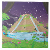 バビロンの空中庭園 タイル (正面)