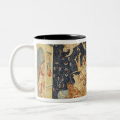 バビロンは鬼によって侵入しました ツートーンマグカップ (左)