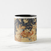 バビロンは鬼によって侵入しました ツートーンマグカップ (中央)