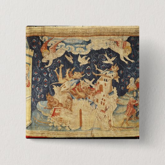 バビロンは鬼によって侵入しました 缶バッジ (正面)