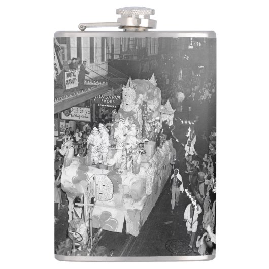 バビロンニューオーリンズマルディグラ騎士団1955 フラスク (正面)