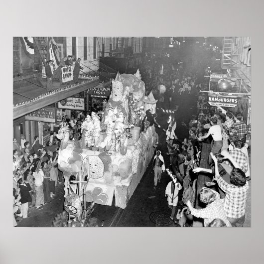 バビロンニューオーリンズマルディグラ騎士団1955 ポスター (正面)