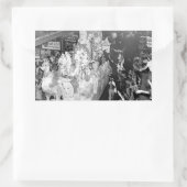 バビロンニューオーリンズマルディグラ騎士団1955 長方形シール (バッグ)