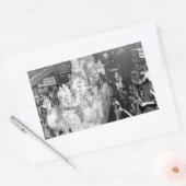 バビロンニューオーリンズマルディグラ騎士団1955 長方形シール (封筒)